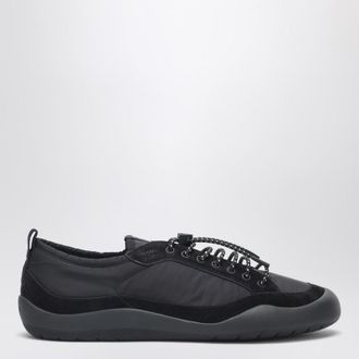 Prada Black Speedrock sneakers in Re-Nylon and suede
