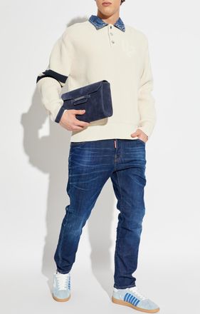 Dsquared2 Slim Twst Jeans, Mens, Navy Blue