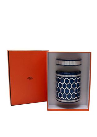Herm&egrave;s Herm&egrave;s Royal Blue Bleus dAilleurs Tea Box