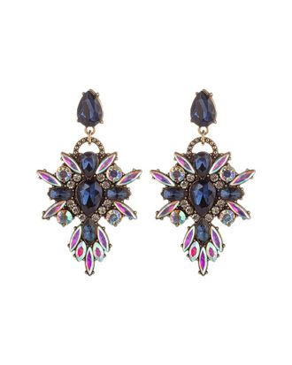Eyecandy LA Eye Candy La Glass Crystal Lexy Statement Earrings