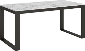 Itamoby Tavolo forl&igrave; Allungabile In Legno Per Sala Da Pranzo -allungabile Fino A 440 Cm / Marmo