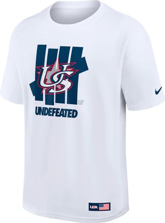 Nike USA Baseball 2026 World Baseball Classic Complex Undefeated Nike Mens T-Shirt in White | 06I110AW8A-T88