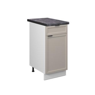 Vicco Mueble Bajo De Cocina Fame-line, Grisbeige, 40 Cm, Et Antracita
