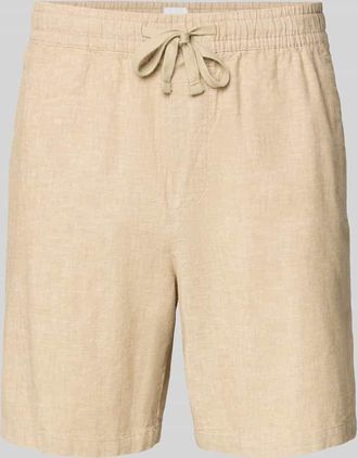 GAP Leinenshorts mit elastischem Bund in Khaki, Gr&ouml;&szlig;e XXL