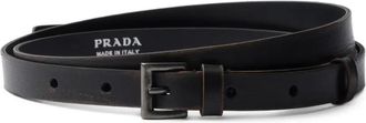 Prada Cintura in pelle - Nero