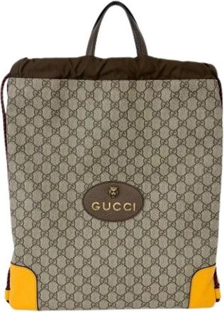 Gucci Pre-owned Neo Vintage Soft Tote - unisex - Vintage Rugzakken - Beige - ONE Size - Vintage