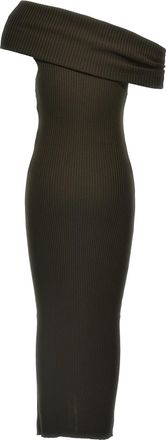 Courr&egrave;ges Womens Brown Viscose Long Dress
