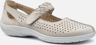 Hotter Womens Quake II Womens Wide Mary Jane Shoes - Tan - Size: 5.5