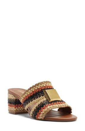 Arezzo Jackie Slide Sandal in Multi Bronze at Nordstrom, Size 7.5