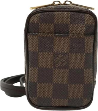 Louis Vuitton Tweedehands Canvas Louis Vuitton tassen - unisex - Vintage Schoudertas - Bruin - ONE Size - Vintage