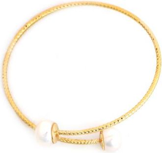 Panacea Freshwater Pearl Cuff Bracelet in White at Nordstrom