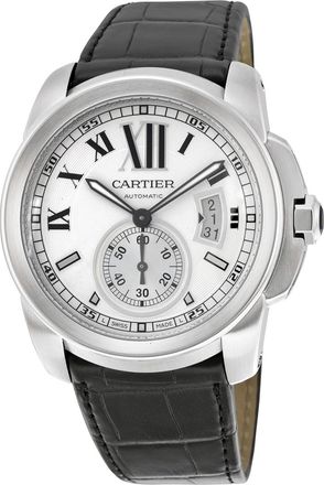 Cartier Pre-owned Cartier Calibre de Cartier Automatic Silver Dial Mens Watch W7100037