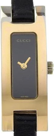 Gucci Pre-owned Watches, female, Yellow, Size: ONE SIZE Pre-owned 3900L Stainless Steel Watch