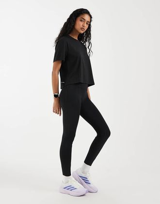 adidas adidas - Training Optime - Leggings neri taglio integrale-Nero