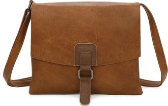 Generic Ladies Vegan leather Satchel crossbody bag| Womens Shoulder bag| messenger bag - Brown
