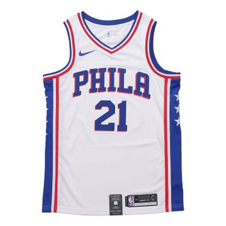 Nike NBA Jersey Basketball SW Fan Edition Philadelphia 76ers 21 Home White CJ7677-103
