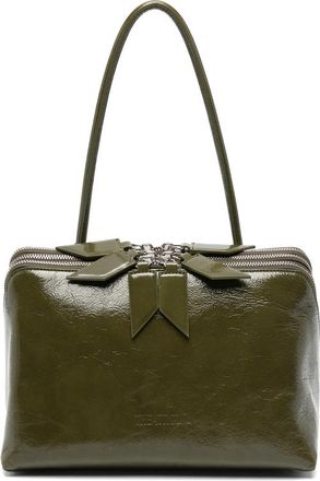 The Attico LAltra Di Milano Patent-leather Tote Bag