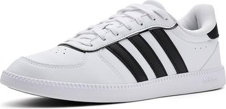 adidas Breaknet Womens Lace up casual Shoes White/Black/Gold Metallic : 5.5 B - Medium, Rubber