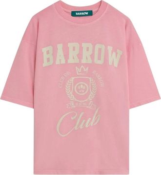 Barrow Jersey T-Shirt - Heren - T-shirts - Roze - L - Katoen - Tops