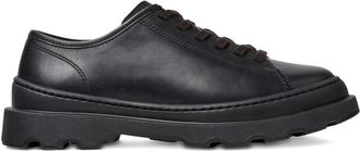 Camper Leren veterschoenen - Zwart