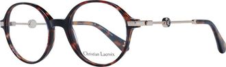 Christian Lacroix Brown Acetate Glasses Womens (Frames)