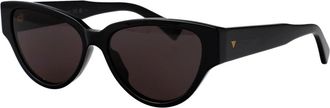 Bottega Veneta Bv 1319S Zonnebril - Dames - Zonnebrillen - Zwart - 56 MM - Accessoires