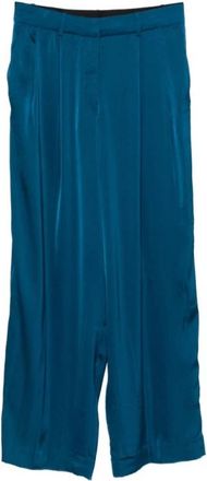 Michael Kors Wide Broeken - Dames - Wijde Broeken - Blauw - XS - Broeken