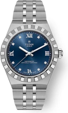 Tudor Royal Automatic Diamond Blue Dial Ladies Watch M2830A1A0-0001