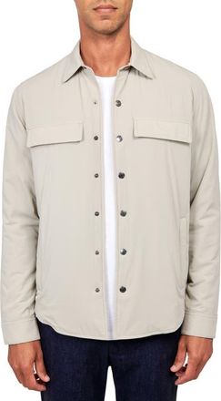 W.R.K Padded Shirt Jacket in Stone at Nordstrom, Size Xx-Large