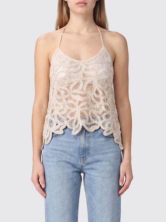 Patrizia Pepe Top in cotone ricamato