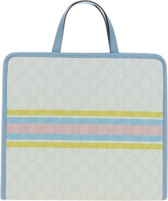 Gucci Pre-owned Vintage Plastic Tote Bag - Dames - Vintage Shopper - Wit - ONE Size - Vintage
