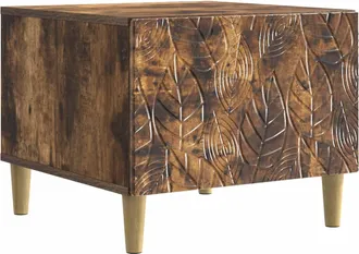 vidaXL Mesa De Centro Roble Ahumado 50 X 49 X 40 Cm Vidaxl
