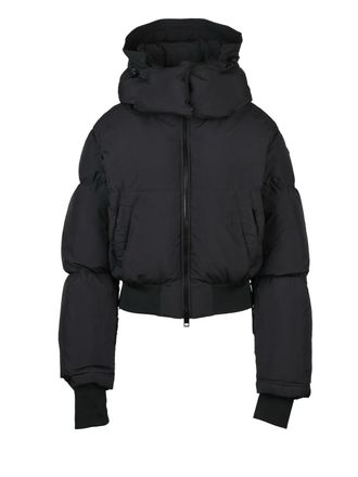 Diesel Black Nylon Short Down Jacket
