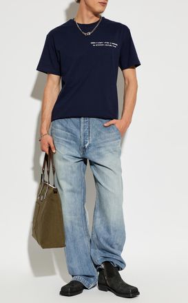 Givenchy T-shirt With Print, Mens, Navy Blue