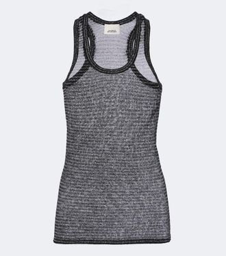 Isabel Marant Top Cevara de Lurex a rayas
