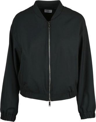 Marella Jassen, Dames, Zwart, L, Wol, Redan Giubbotto Corto