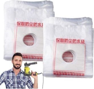 OEM Colector De Polvo Para Taladros - Bolsa Recolectora De Polvo Para Brocas Y Sierras De Corona Montadas En La Pared, Dispositivo A Prueba De Polvo Para 