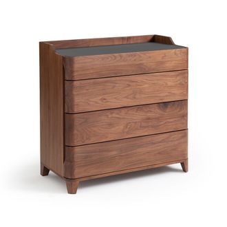 AM.PM Ladekast in notenhout en linoleum Junius design E. Gallina