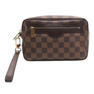 Louis Vuitton Pre-owned Clutches, unisex, Brown, Size: ONE SIZE Pre-owned Canvas Clutch