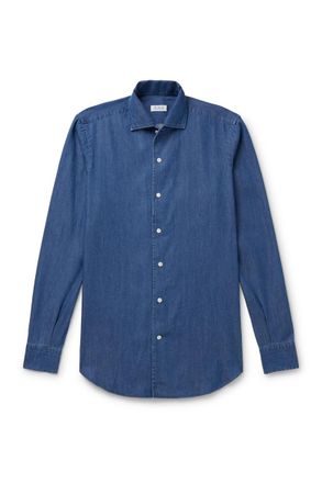 De Petrillo Cotton-Chambray Shirt