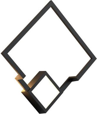 Mantra Inspired Mantra Fusion Boutique Aplique Boutique Cuadrado, Led 18w, 3000k, 1150lm, Negro, 3 A&ntilde;os De Garant&iacute;a