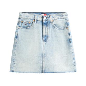 Tommy Jeans Dames, Rokken, Blauw, Maat: XS Denim
