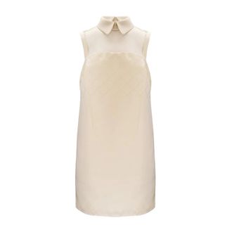 Elisabetta Franchi Vestido Corto - Dresses - Mujer - Beige - S