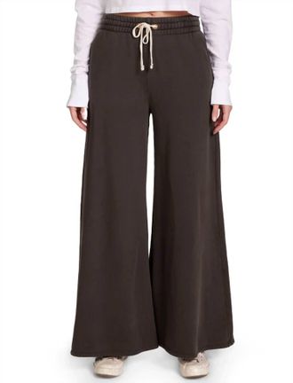 Les Tien Christine Flare Pant In Vintage Black