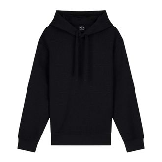 A|X Armani Exchange Xm002906 Hooded Sweatshirt - male - Armani Exchange - Hoodies - Black - 2XL - Sweatshirts & Hoodies