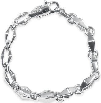 Pompeii3 Mens Link 14k Gold (51gram) or Platinum (82gram) 8.5mm Bracelet 8.5