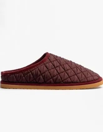 Padders Womens Padders THETIS Womens (2E Fit) Mule Slippers Bordo - Pink - Size: 6