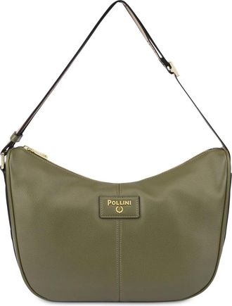 Pollini Hobo Tas - Dames - Tassen - Groen - Maat: ONE Size Zijde