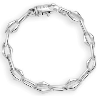 Pompeii3 Mens Designer Round Link 14k Gold (40gram) or Platinum (65gram) 6-8.5mm Bracelet 8.25