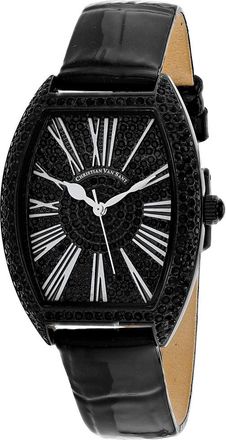 Christian Van Sant Womens Black dial Watch